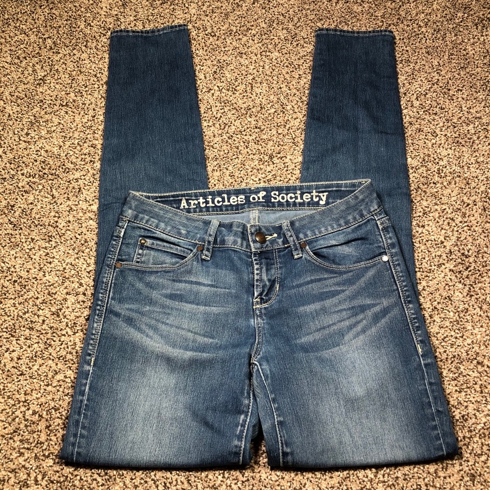 Articles of Society Mya Vintage Skinny Jeans Sz 24
